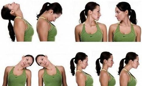 Gimnasia al cuello con osteocondrosis